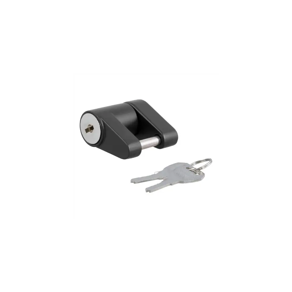 Coupler Lock (1/4" Pin, 3/4" Latch Span, Padlock, Black) - CUR23521